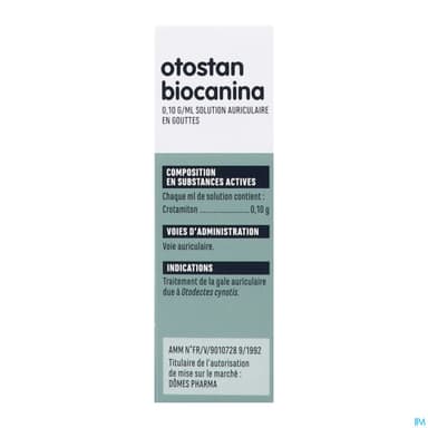 BIOCANINA OTOSTAN GTT AURIC 15ML