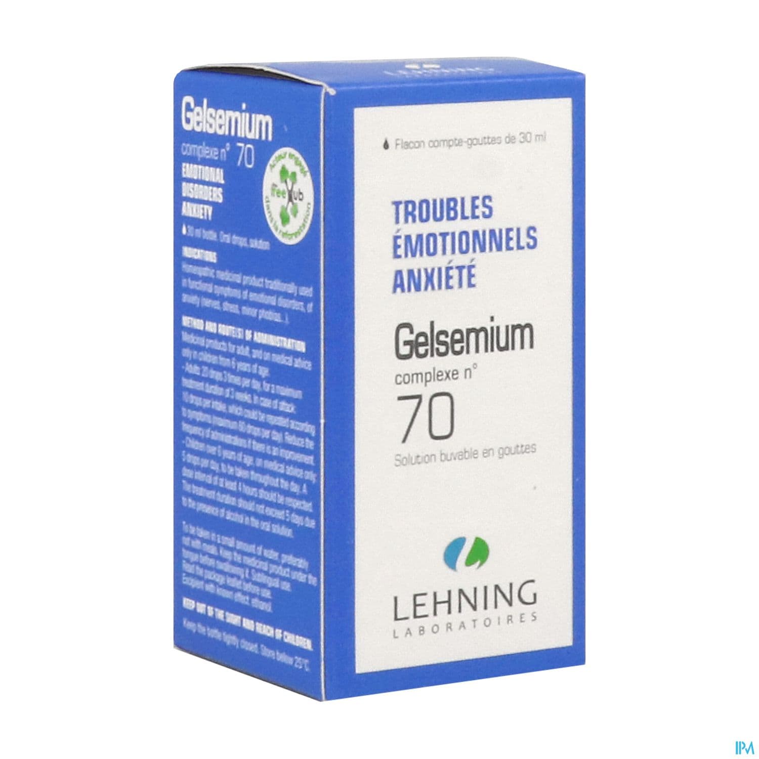 Lehning Complexe 70 Gelsemium Solution Buvable 30ml
