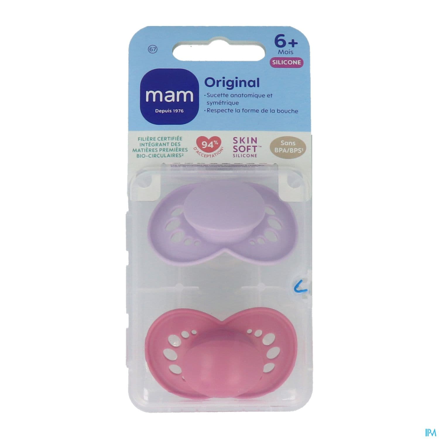 SUCET MAM ORIGIN TEND SIL 6+M X2