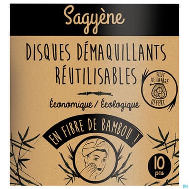 Sagyene Disque Demaquillant Lavable