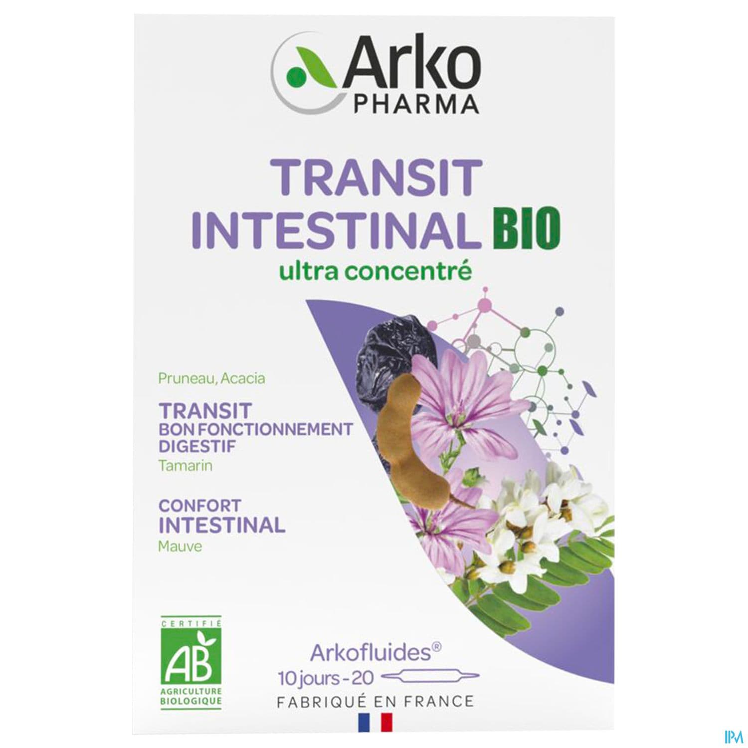 ARKOFL TRANSIT BIO AMP 20 X10ML