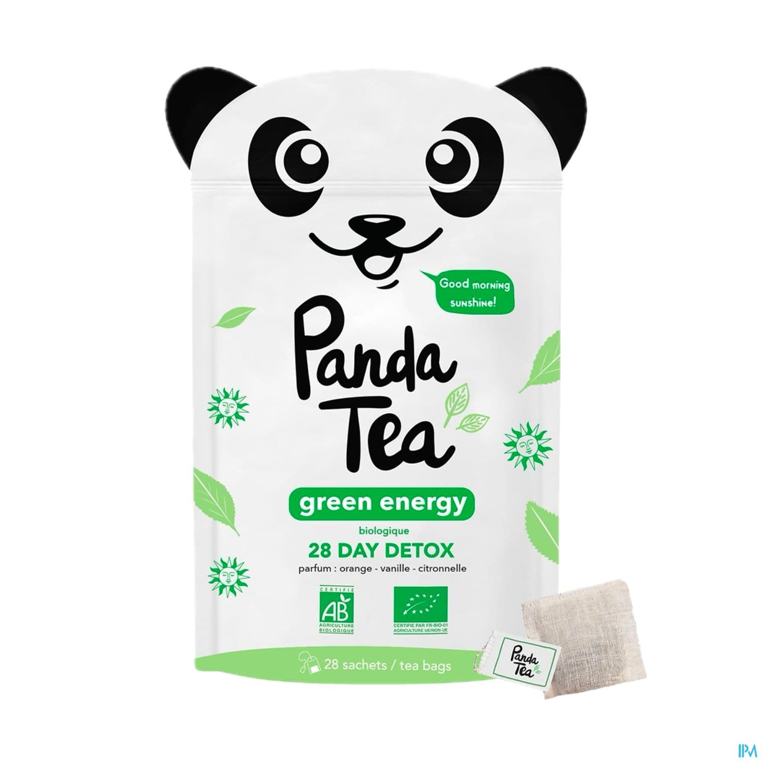 PANDA TEA GREENENERGY SACHET 28