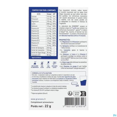 GRANIONS DECONTR MUSC FORT CPR 20