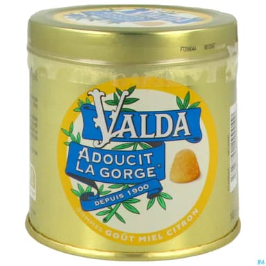 Valda Gommes Miel Citron 140g