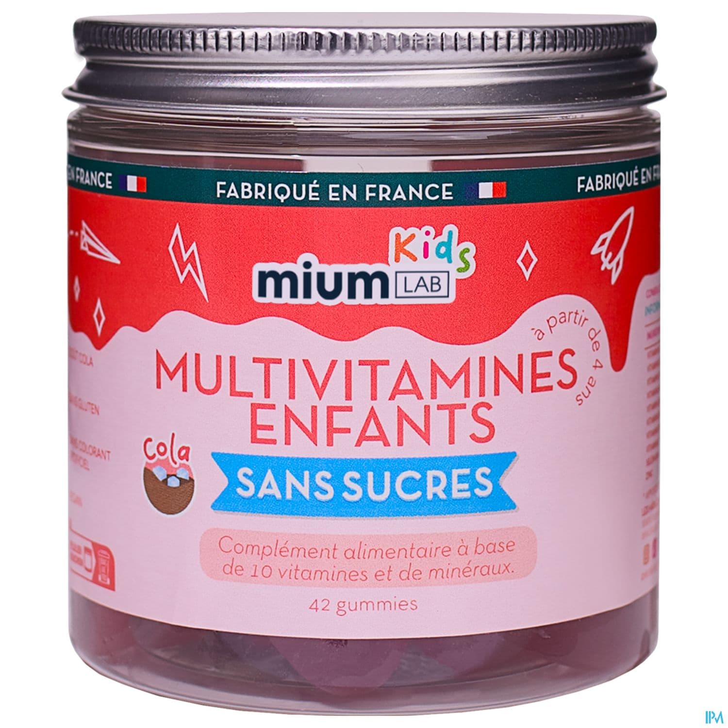Mium Lab Multivitamines Sans Sucre Enfants Gummies 42
