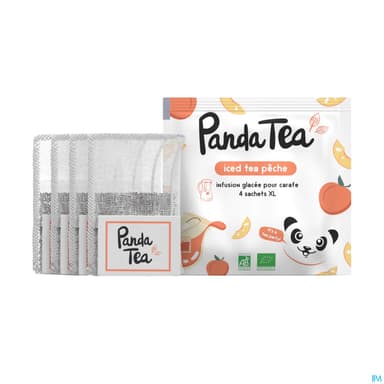 PANDA TEA ICED TEA PEACH SACH4 XL