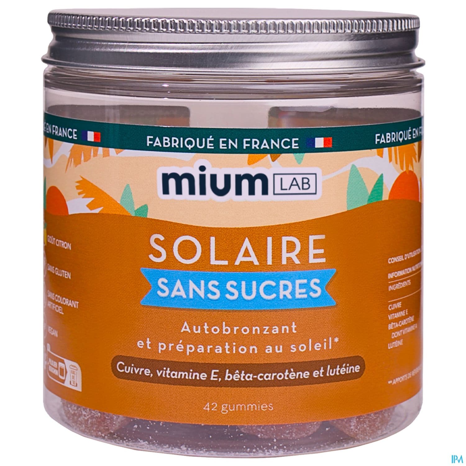 Mium Lab Solaire Sans Sucre Gummies 42