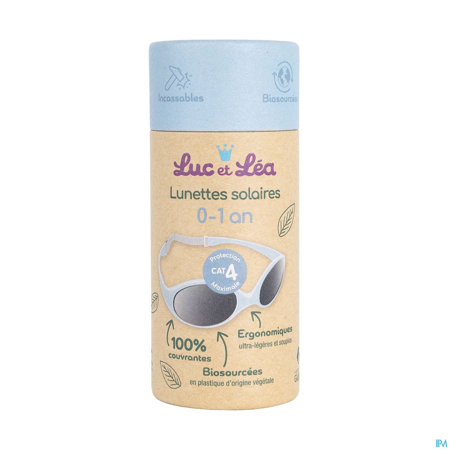Luc Et Lea Lunette De Soleil Biosourcees 0/1a Bleu