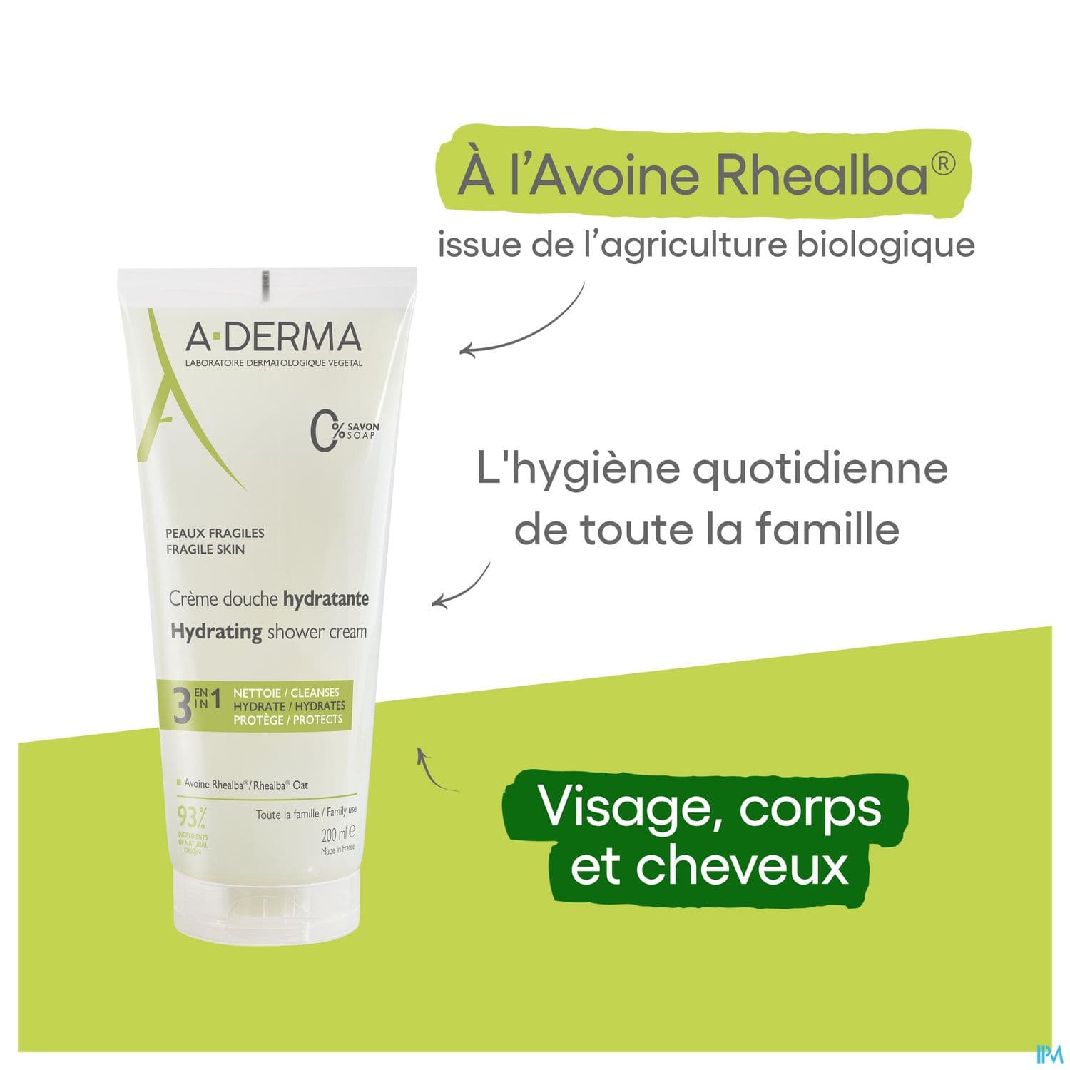 A-DERMA CR DCH HYDRATANTE 200ML