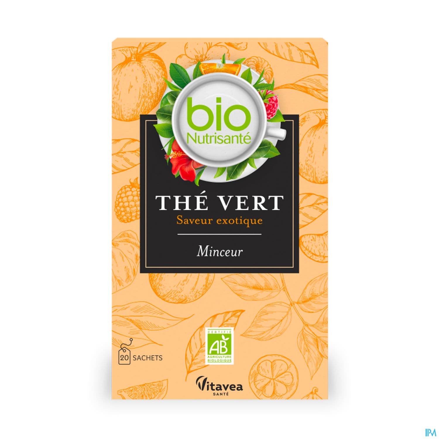 Vitavea Bionutrisante The Vert Fruits Exotiques Sachet 20