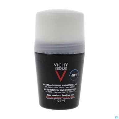Vichy Homme Antitranspirant Bille Antiirritations 48h 50ml
