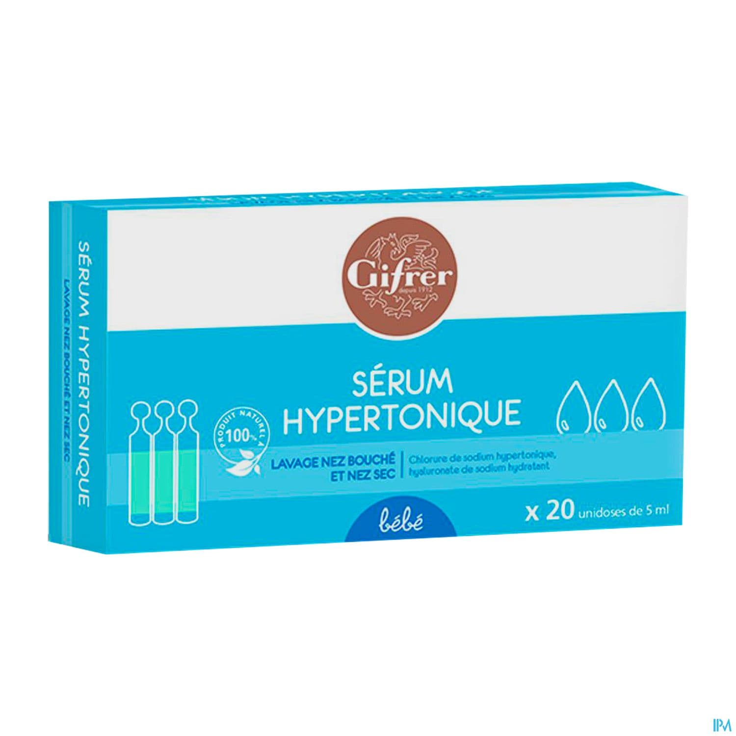 Gifrer Serum Hypertonique Dose 5ml 20 — Pharmacie Duguesclin Lyon