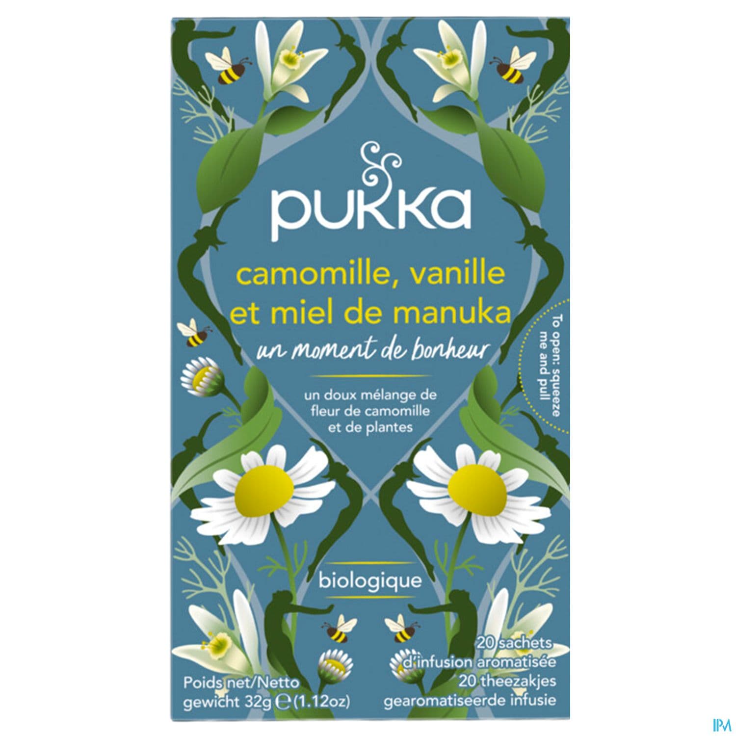 Pukka Infusion Camomille Vanille Miel De Manuka Bio Sachet 20