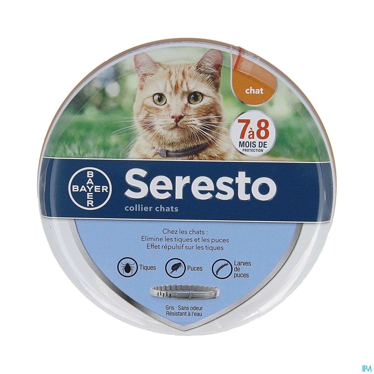 Elanco Seresto Collier Puces Tiques Chat X1