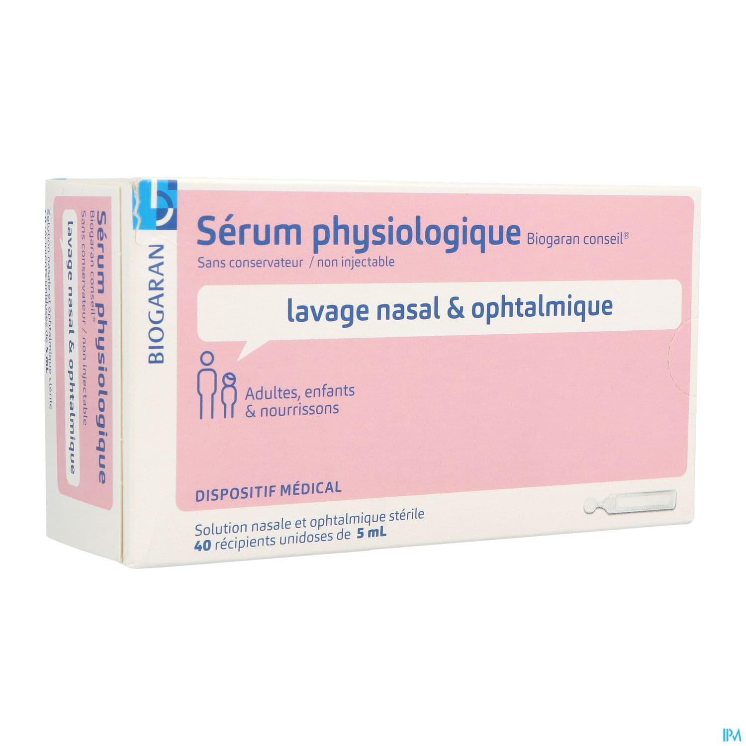 Serum Physiologique Biogaran Conseil Unidose 5ml 40