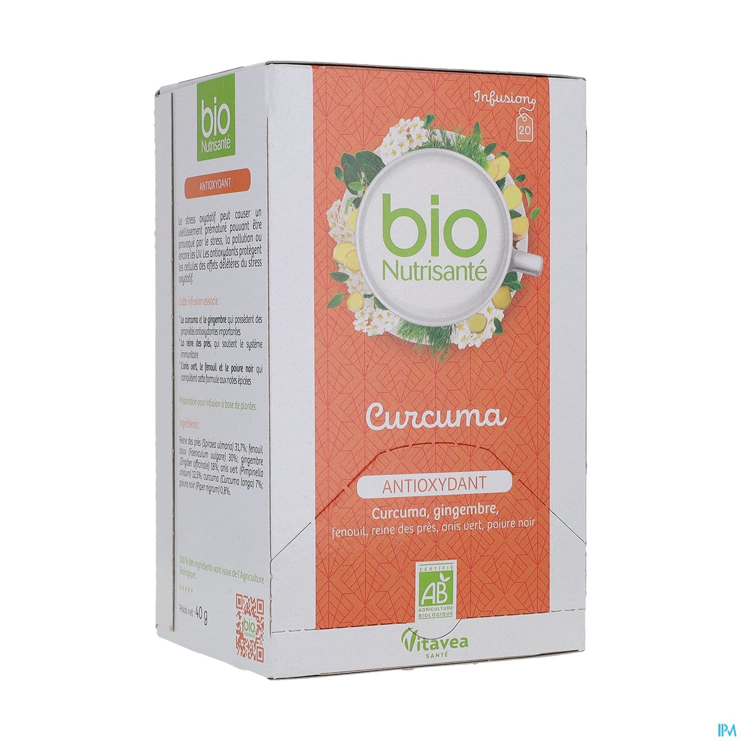 Vitavea Bionutrisante Infusion Curcuma Antioxidant Sachet 20