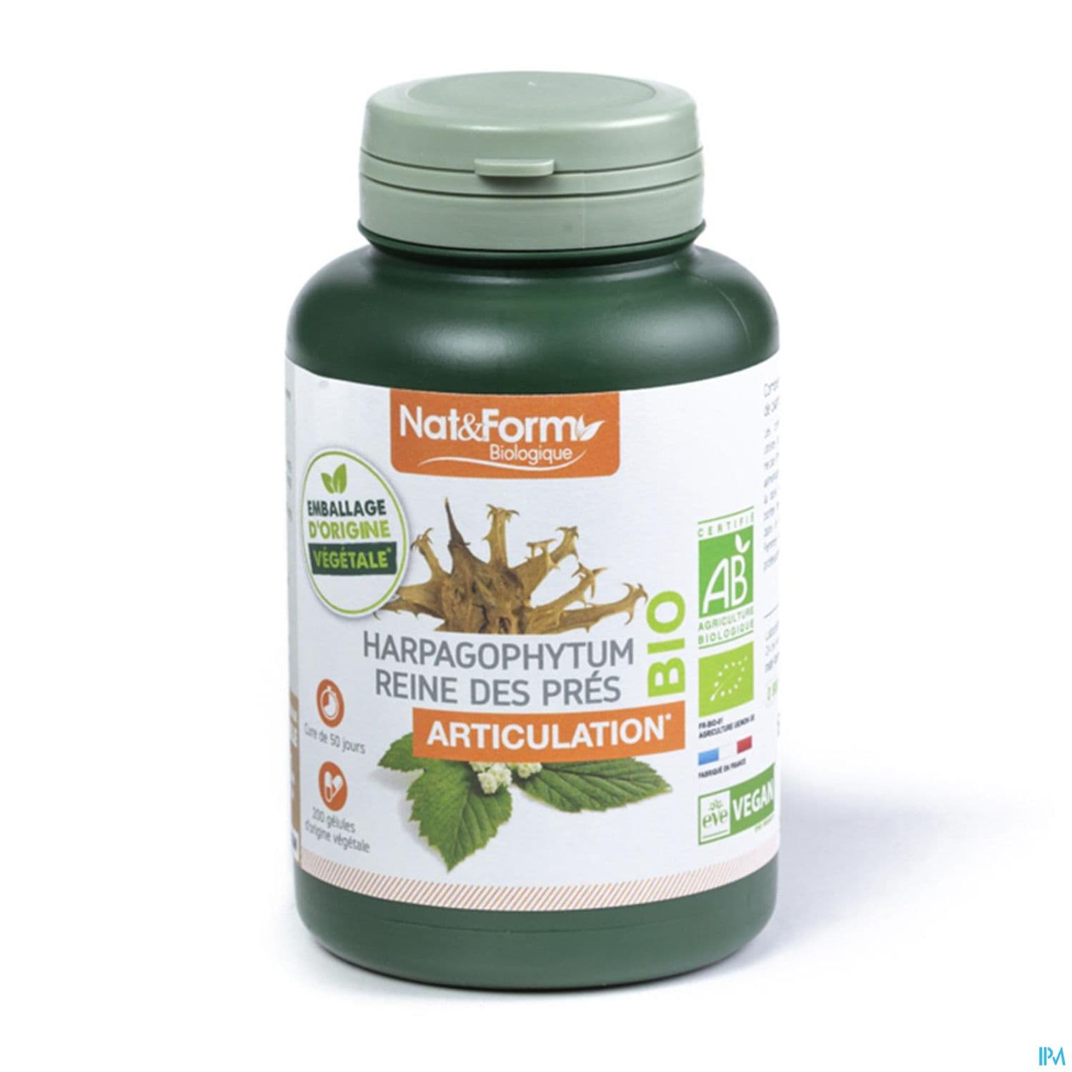 Nat Et Form Bio Harpagophytum Reine Des Pres Gelule Vegetale 200