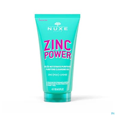 NUXE ZINC POWER GEL NETTOYANT150ML