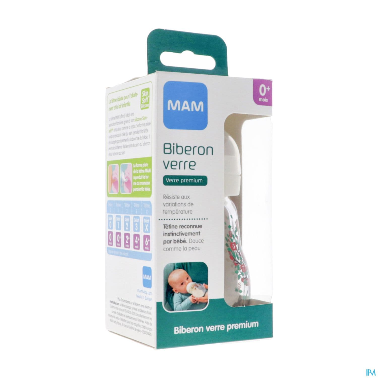 BIB MAM VER 1AGE DEB/1 BLANC 170ML