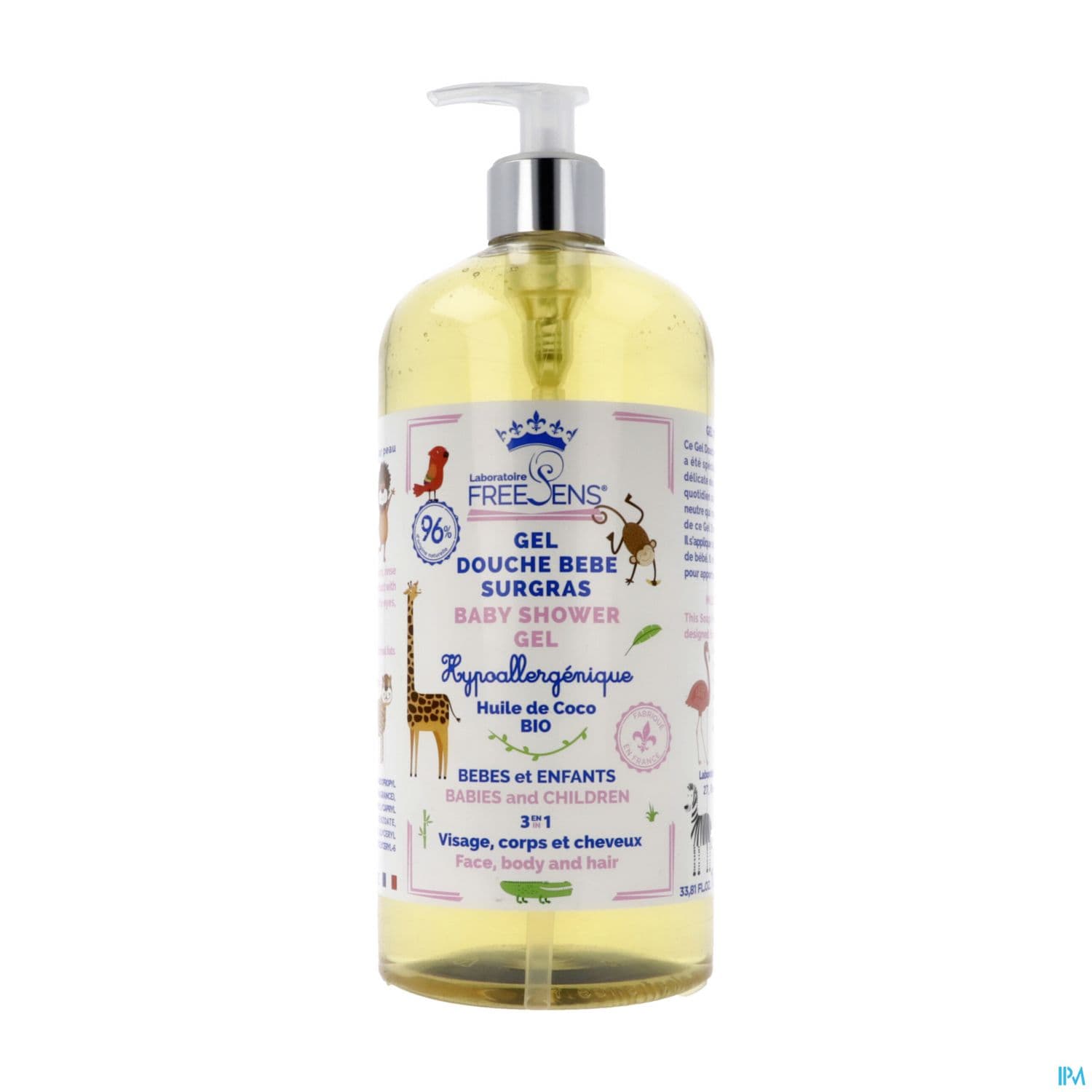 FREESENS GEL DCH SURG BEBE 1L