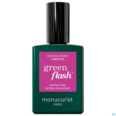 Manucurist Green Flash Vernis A Ongles Violette 15ml