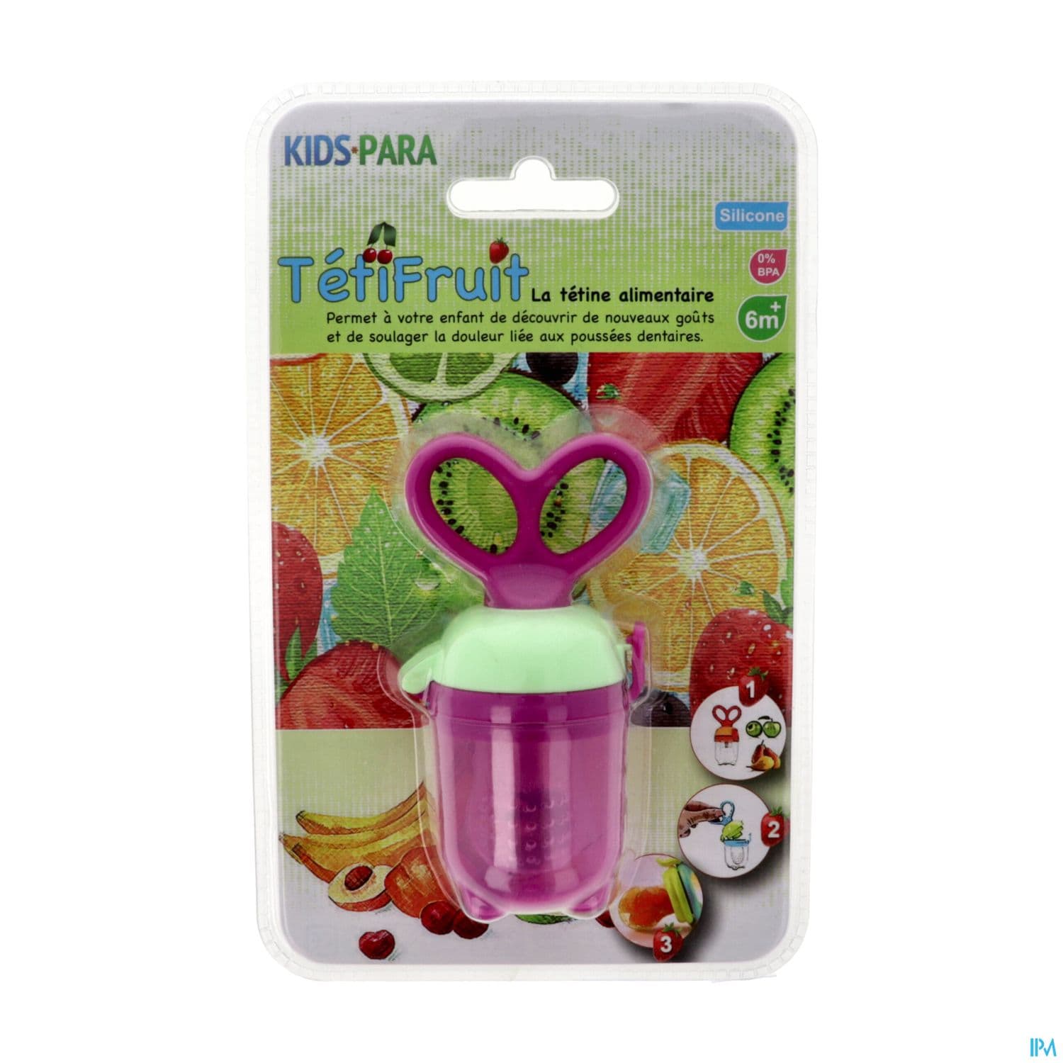 Kids Para Tetifruit Tetine Alimentaire Rose