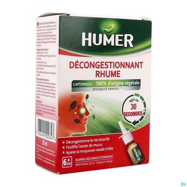 HUMER DECONGESTIONNANT SPR 20ML