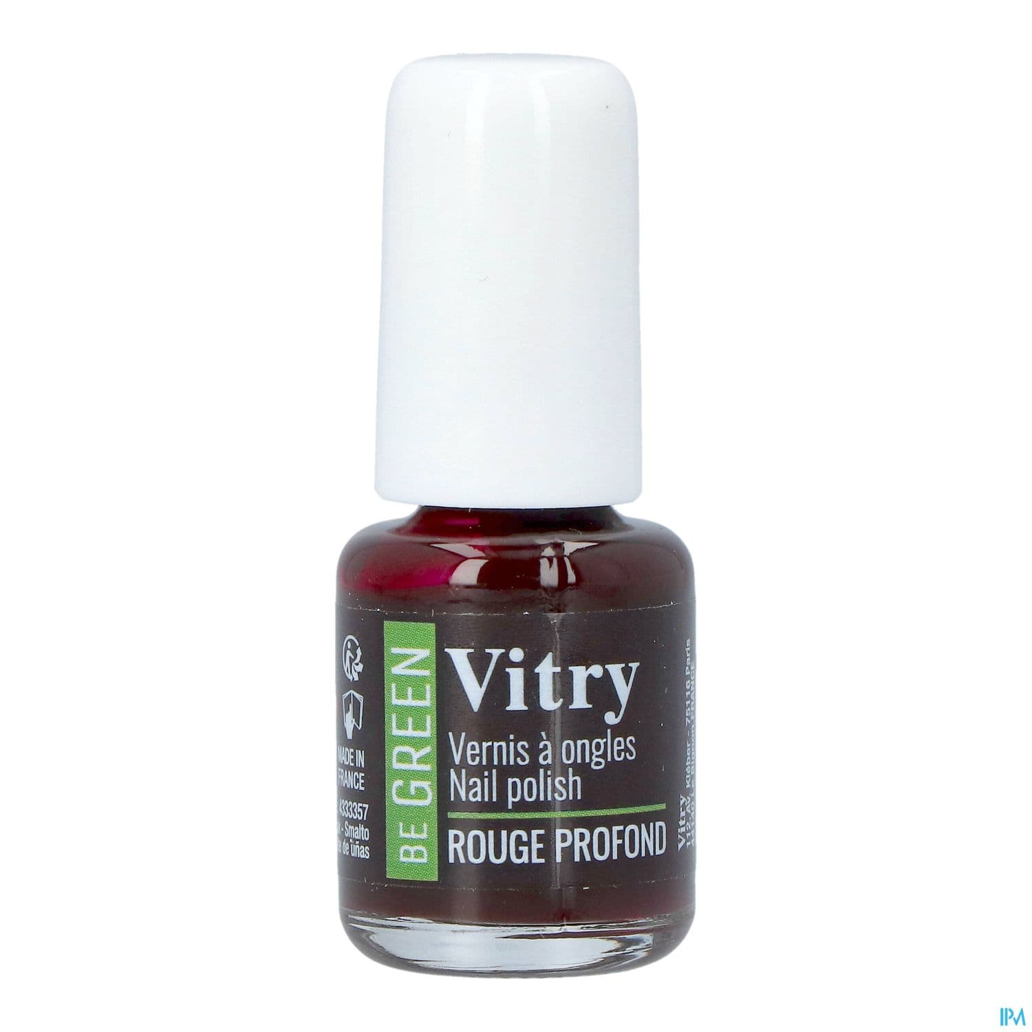 Vitry Be Green Vernis Ongles Rouge Profond 6ml