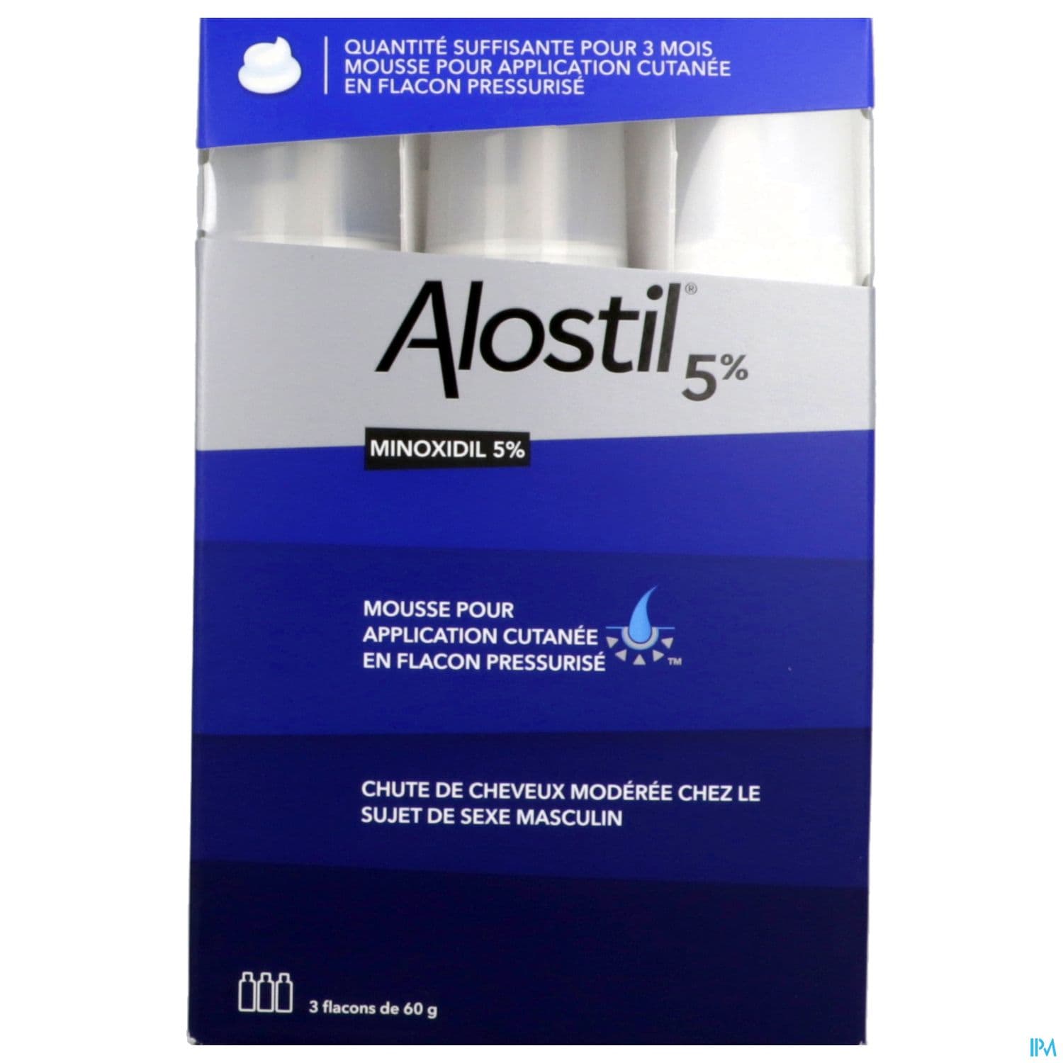 Alostil 5% Mousse Pour Application Cutanee 60g X3