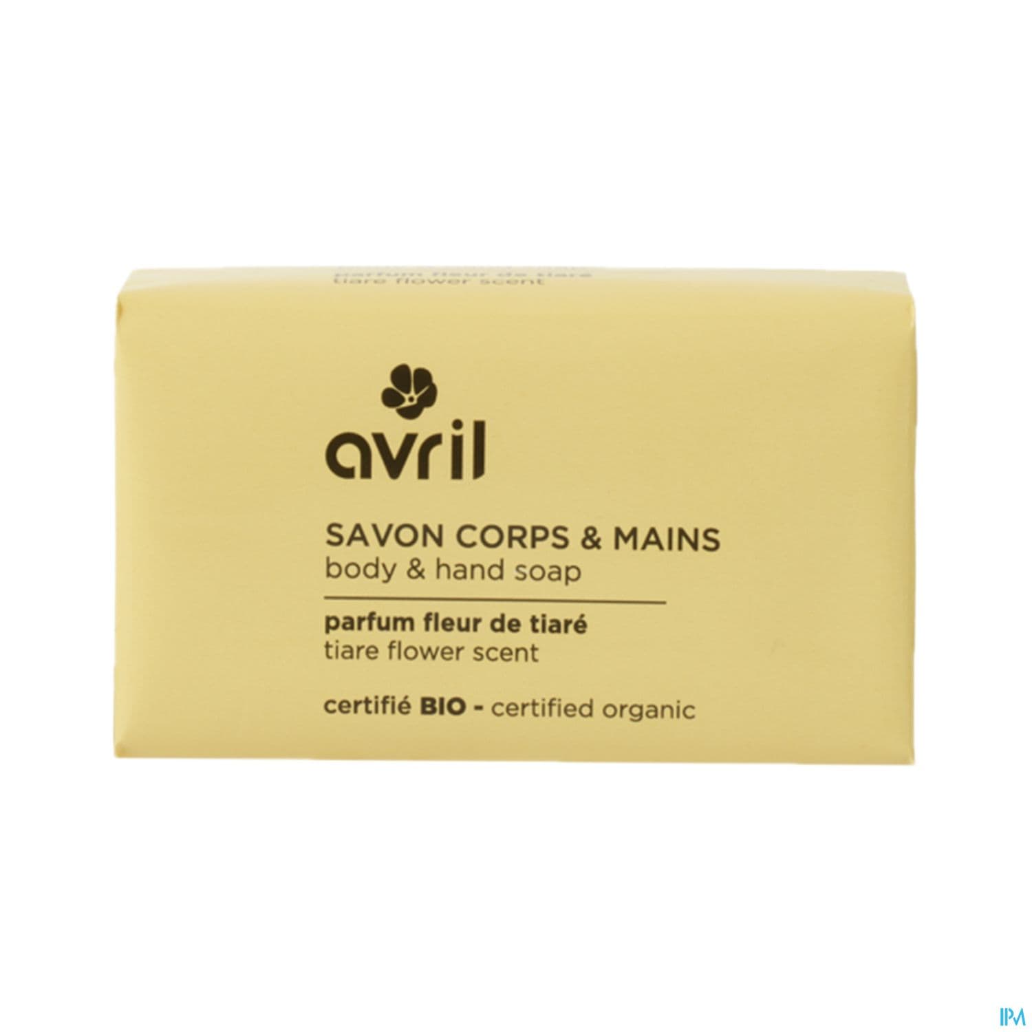 Avril Savon Corps Et Mains Fleur De Tiare Bio 100g