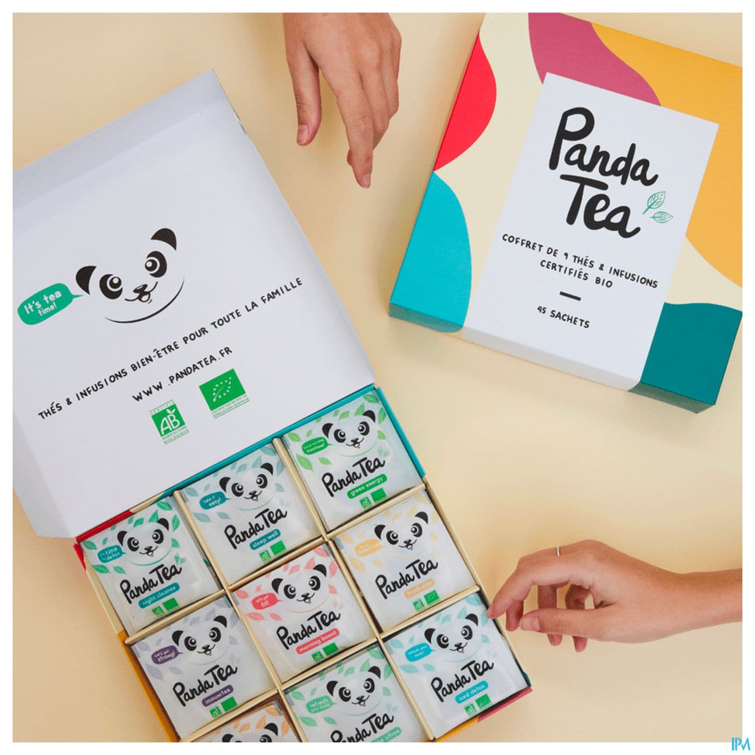PANDA TEA COFFRET THE INFUS SACH45