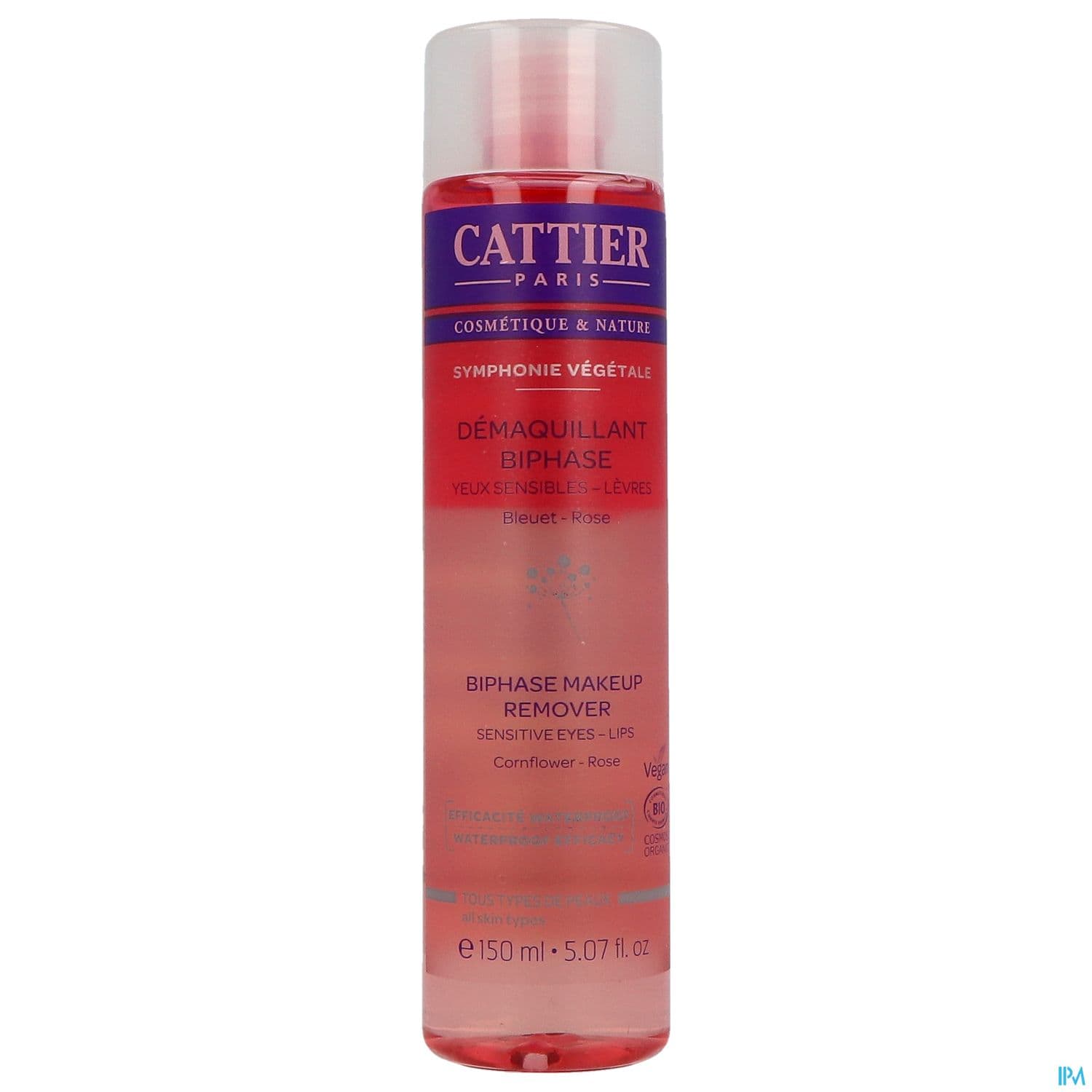 Cattier Demaquillant Biphase Yeux Levres Bio 150ml