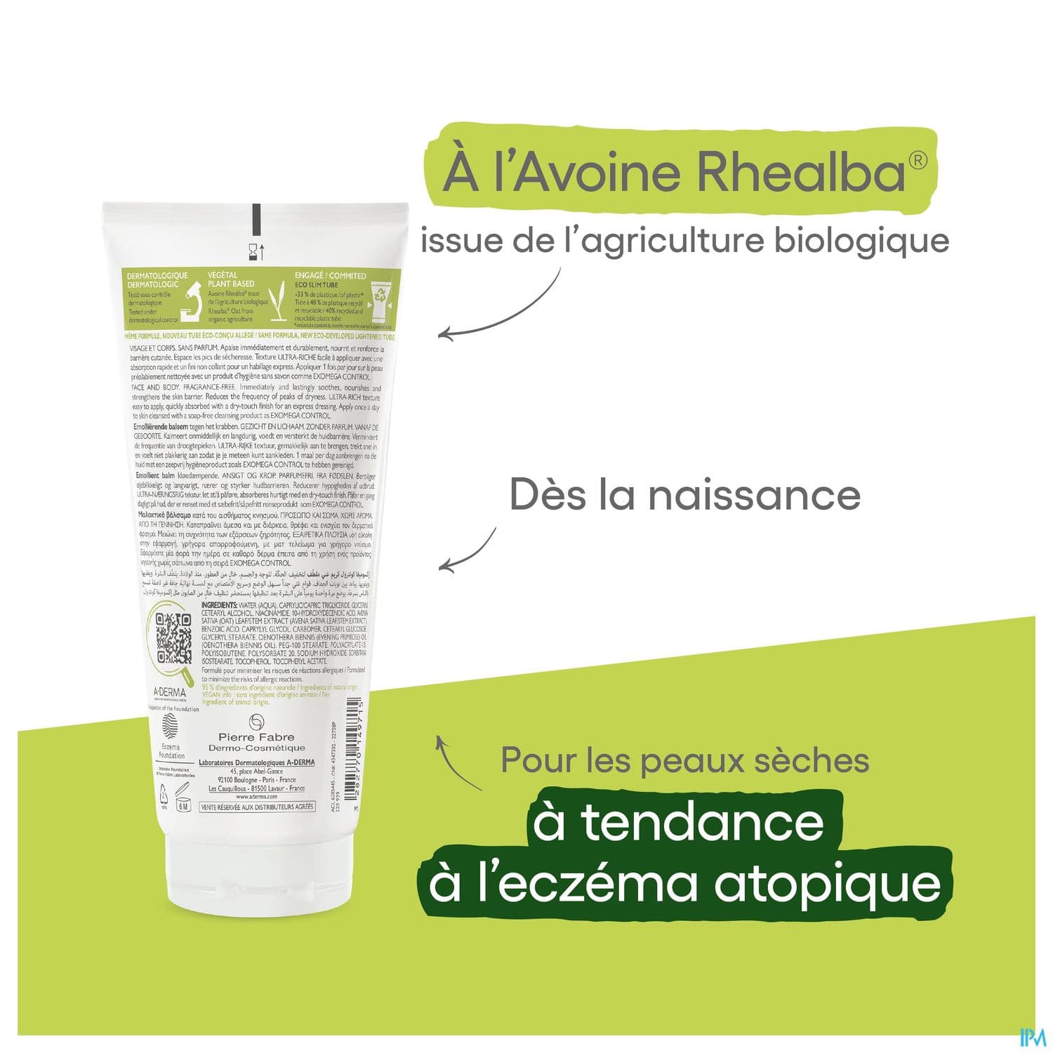 A-DERMA EXOMEGA CONT BAUM 200ML