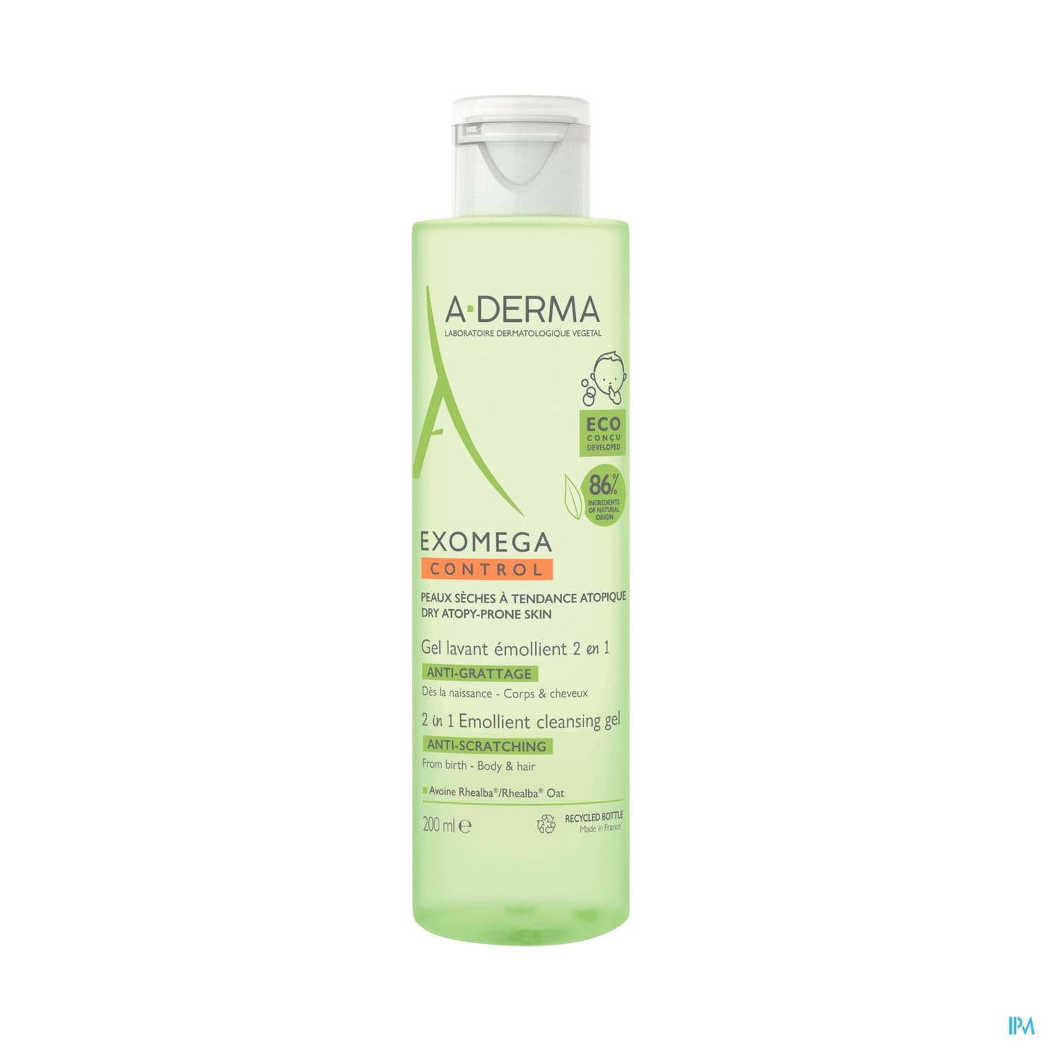 A-DERMA EXOMEGA CONT 2/1 GEL 200ML