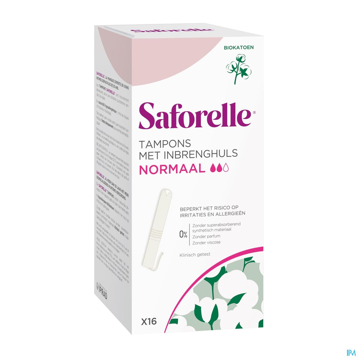 Saforelle Tampon Normal Avec Applicateurs Boite De 16