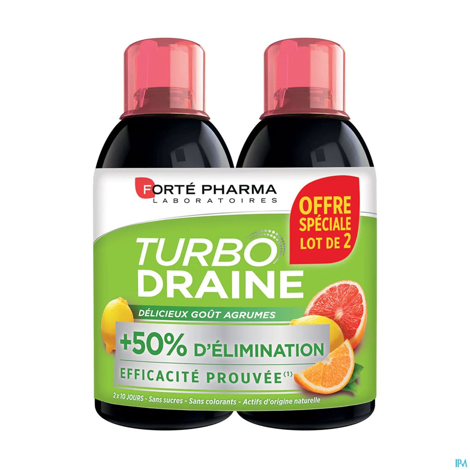 TURBODRAINE SOL BUV AGRUME 500MLX2
