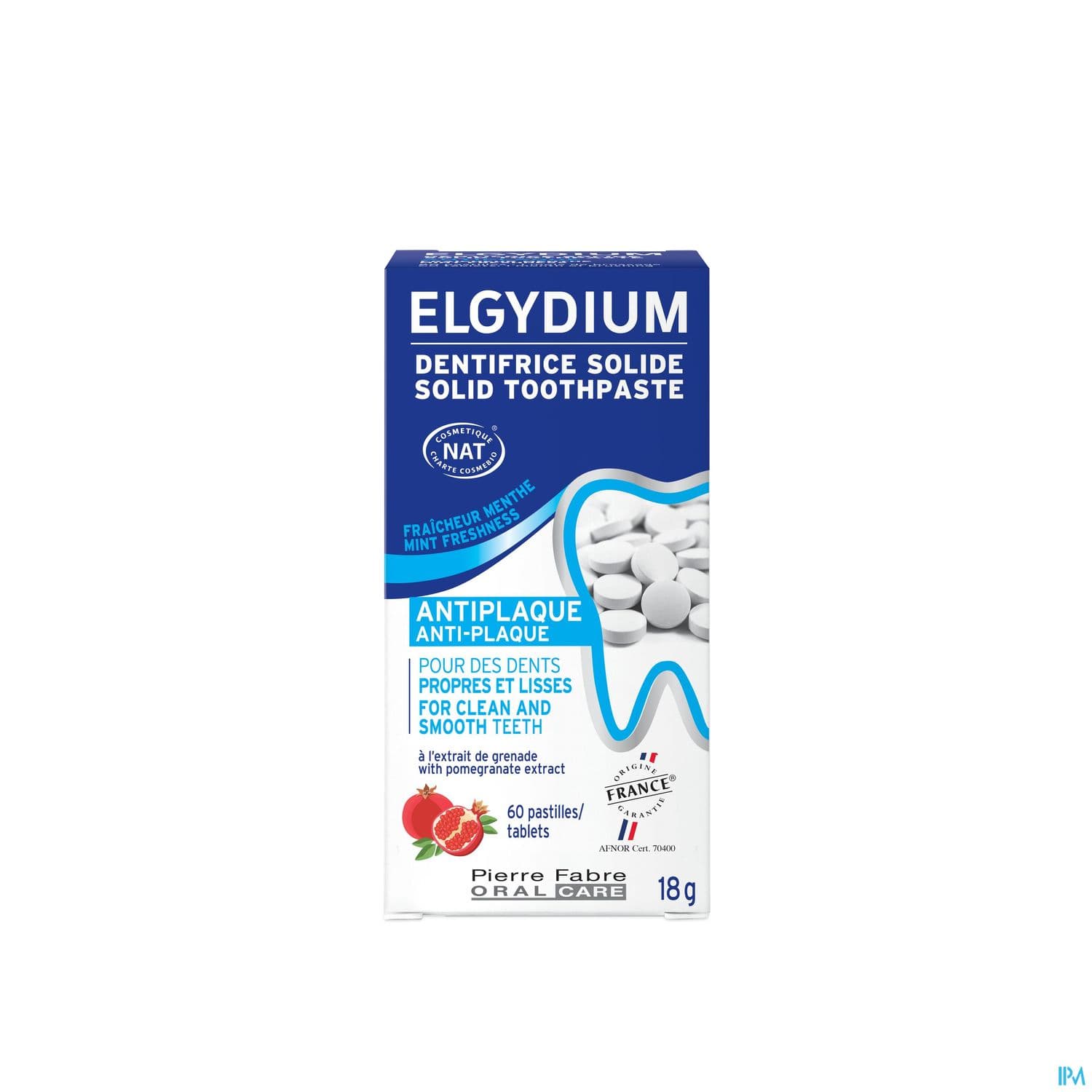 Elgydium Dentifrice Solide Antiplaque Comprime 60