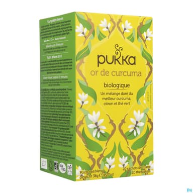 Pukka The Vert Or De Curcuma Bio Sachet 20