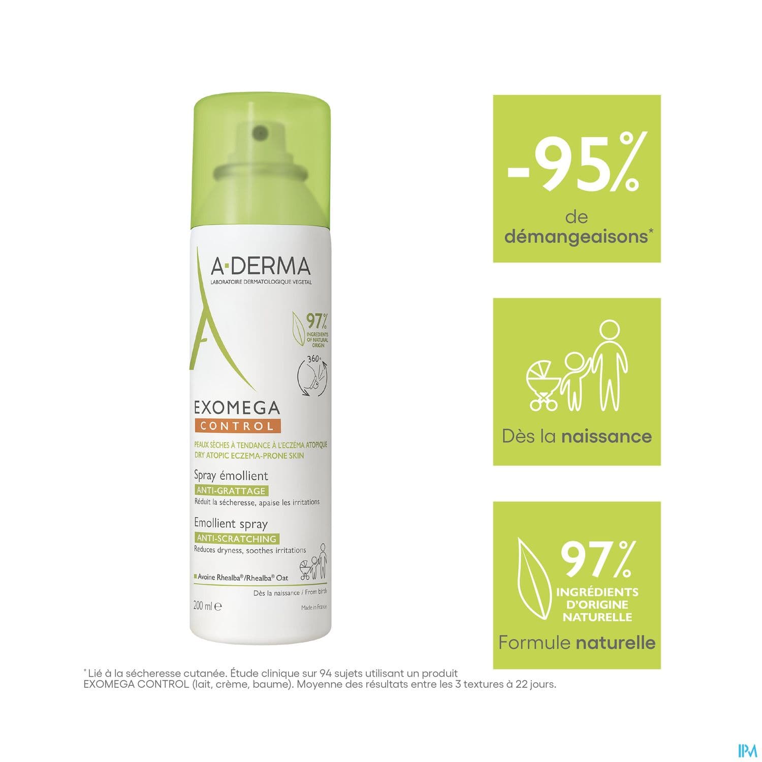 A-DERMA EXO CTL SPR A/GRATTAG200ML