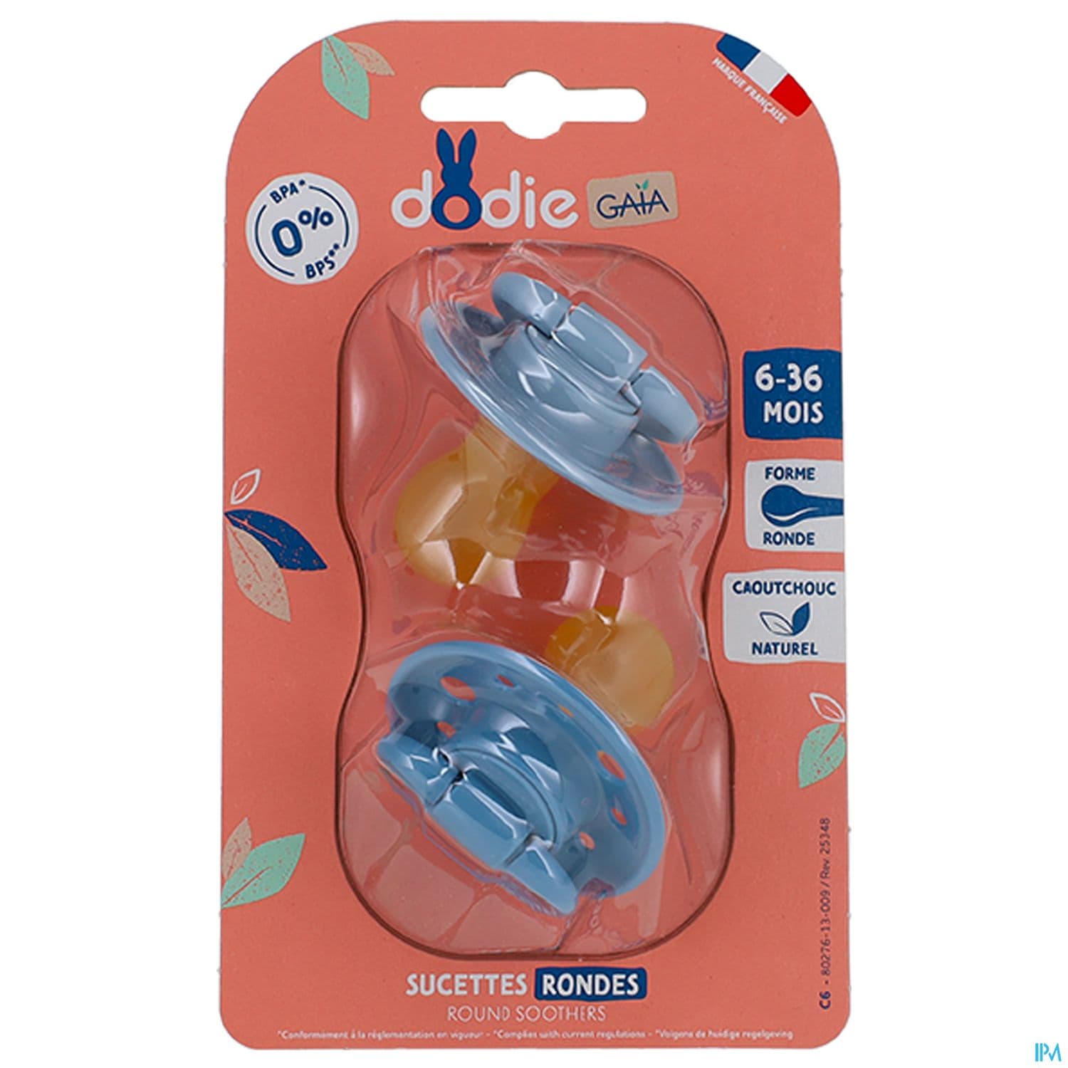 Dodie Sucette Ronde 6/36mois X2