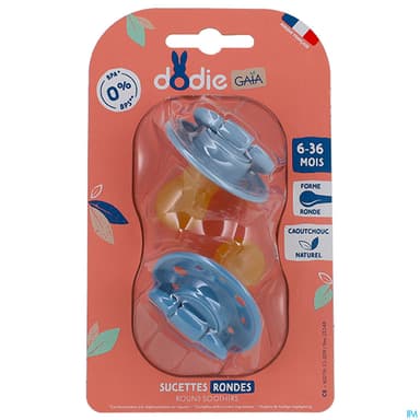 Dodie Sucette Ronde 6/36mois X2