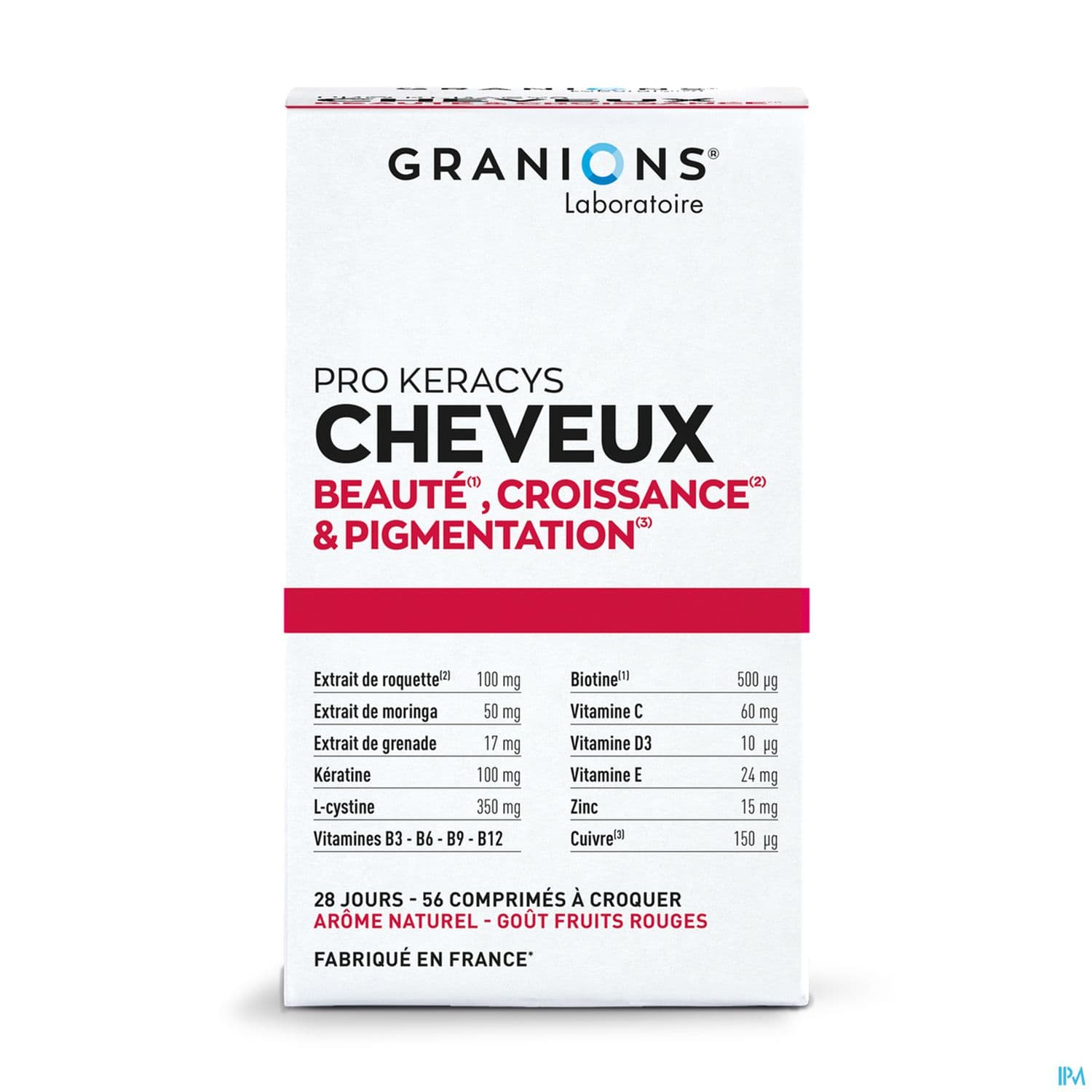 Granions Pro Keracys Cheveux Comprime A Croquer Beaute Vitalite 56