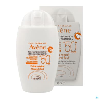 Eau Thermale Avene Solaire Fluide Mineral Spf50+ 40ml