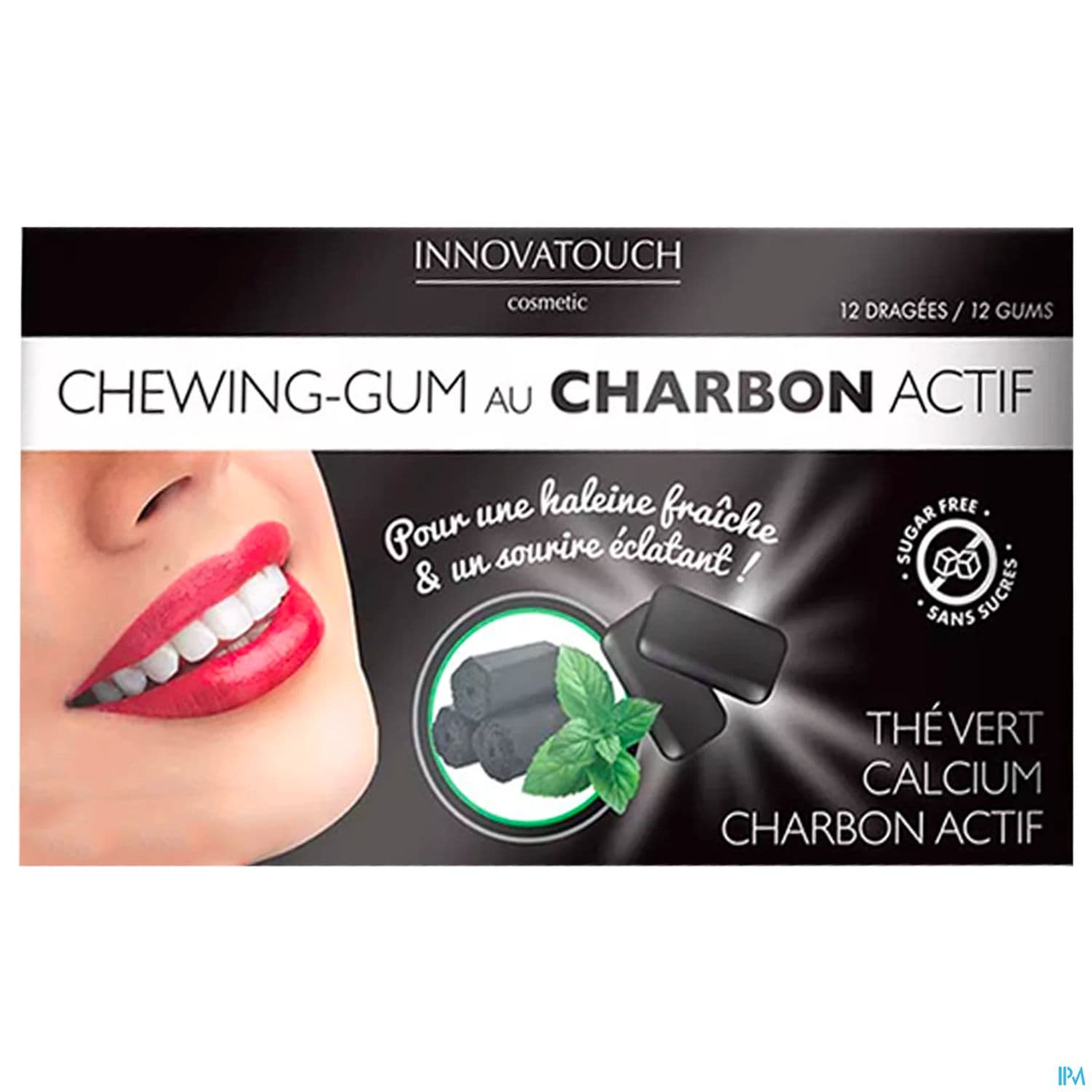 Innovatouch Cosmetic Chewing Gum Au Charbon 12