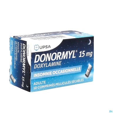 Donormyl 15mg Comprime Secable 10