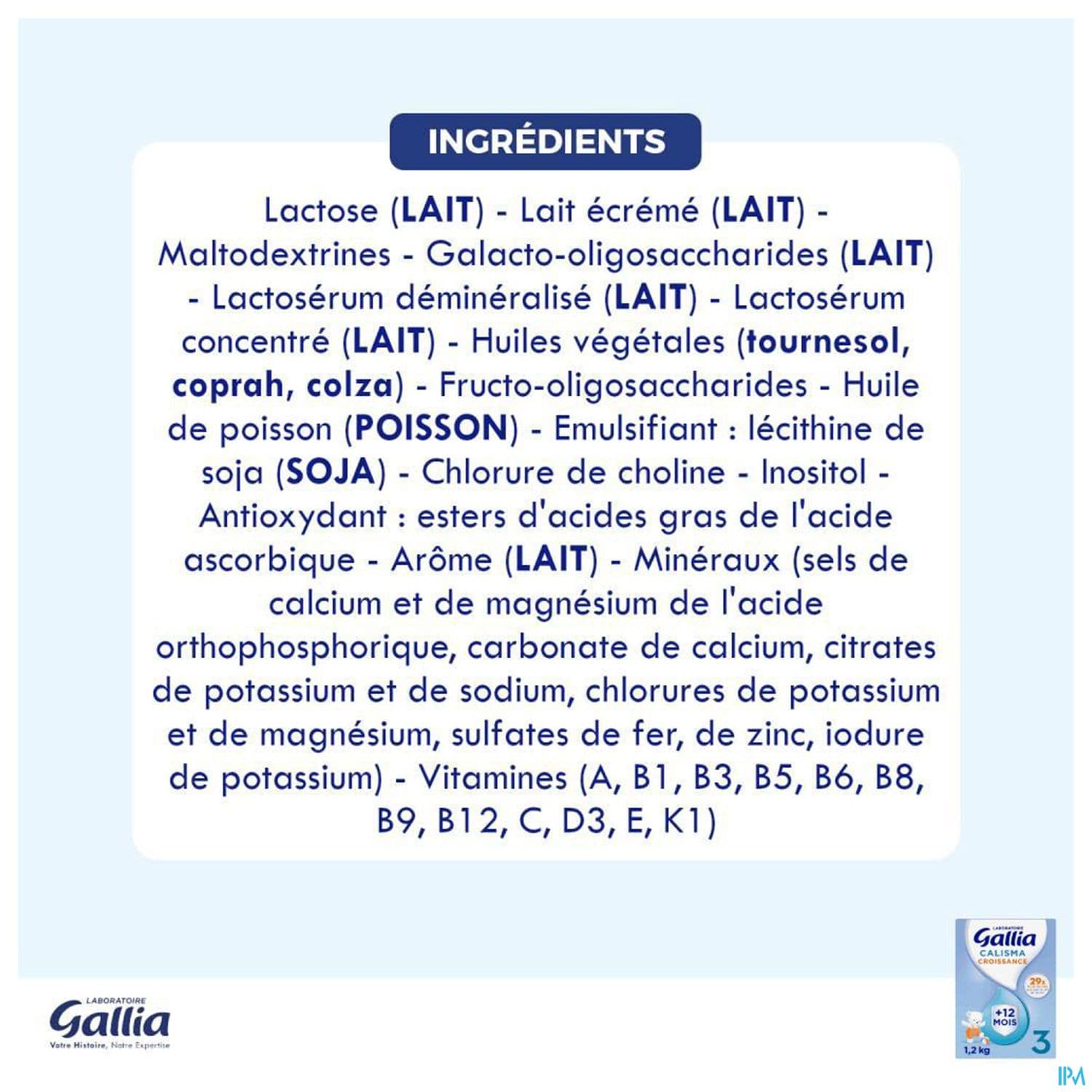GALLIA CALISMA CROISS PDR 1,2KG