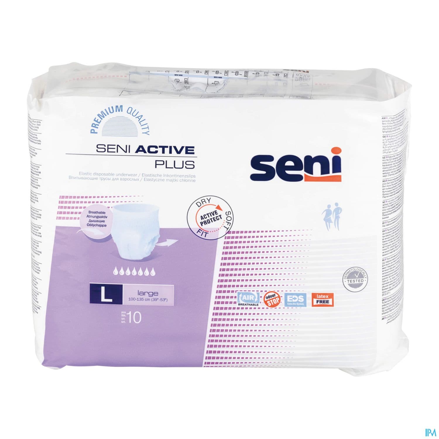 SL/INC SENI ACTIVE PLUS LARGE 10