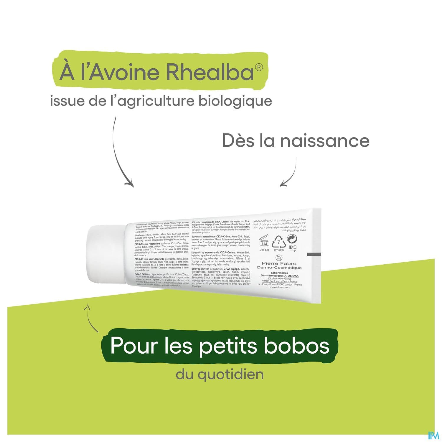 A-DERMA DERMALIBOUR+CICA CR REP100