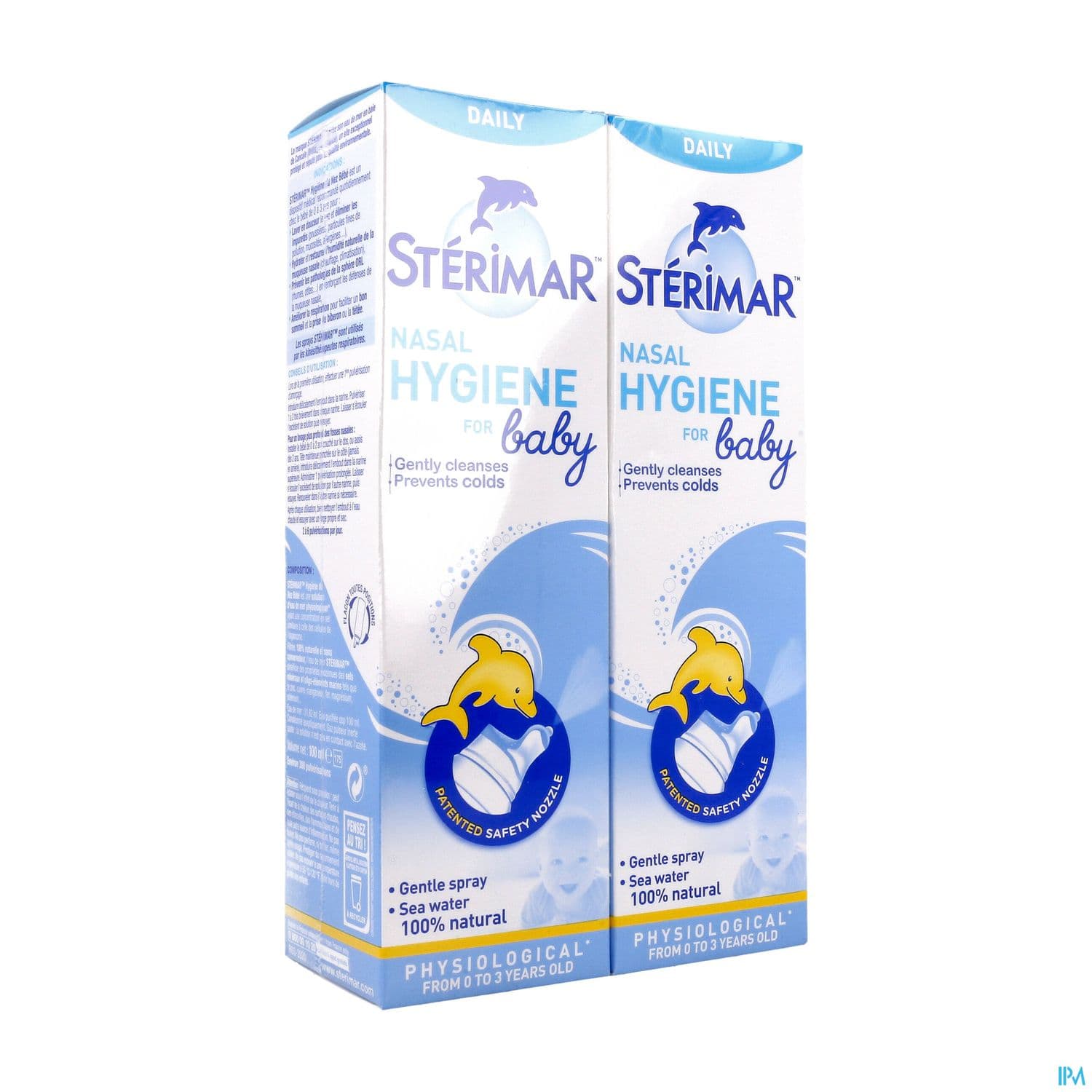 Sterimar Bebe Hygiene Nez Sol Nasale 100ml X2