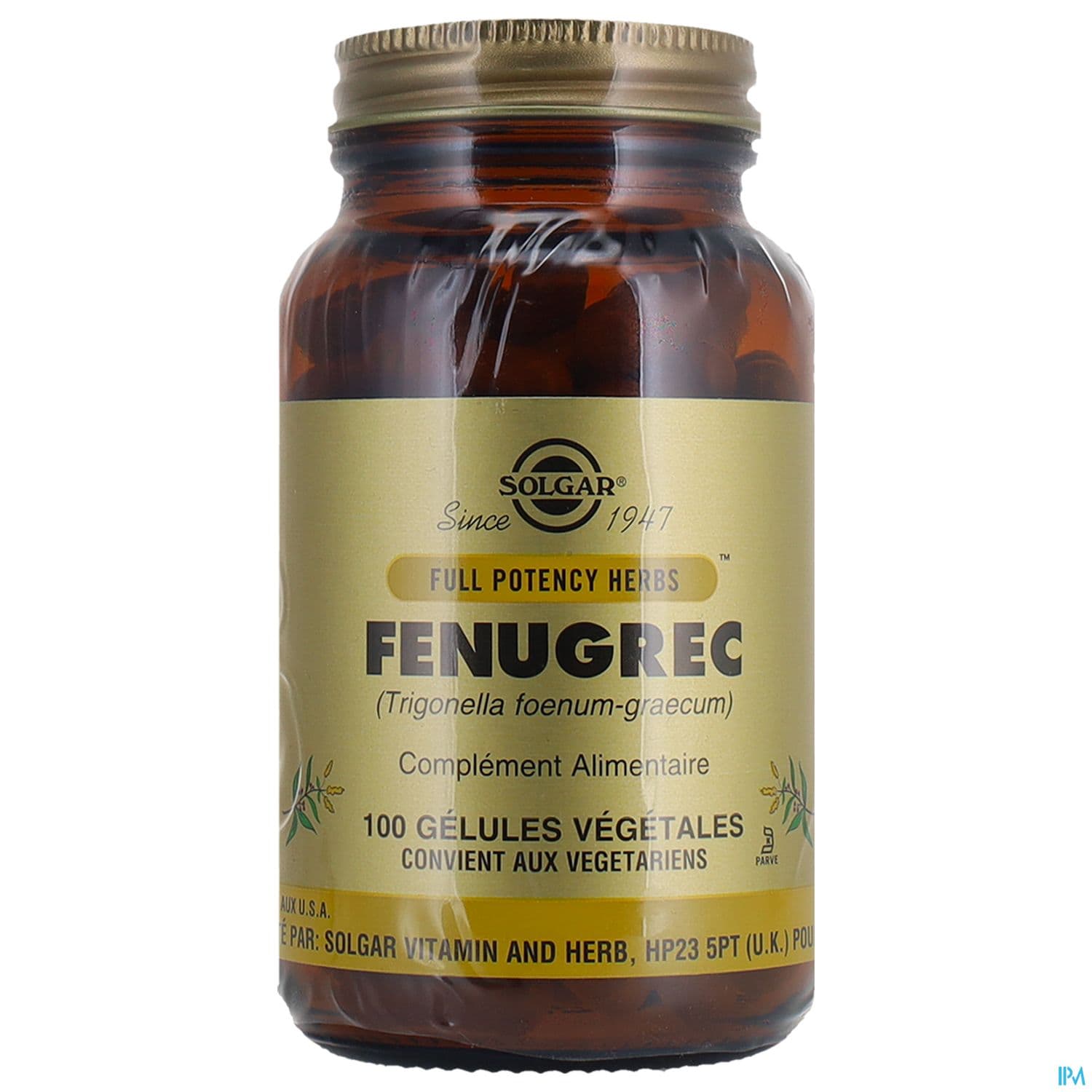 Solgar Full Potency Fenugrec Gelule Vegetale 100